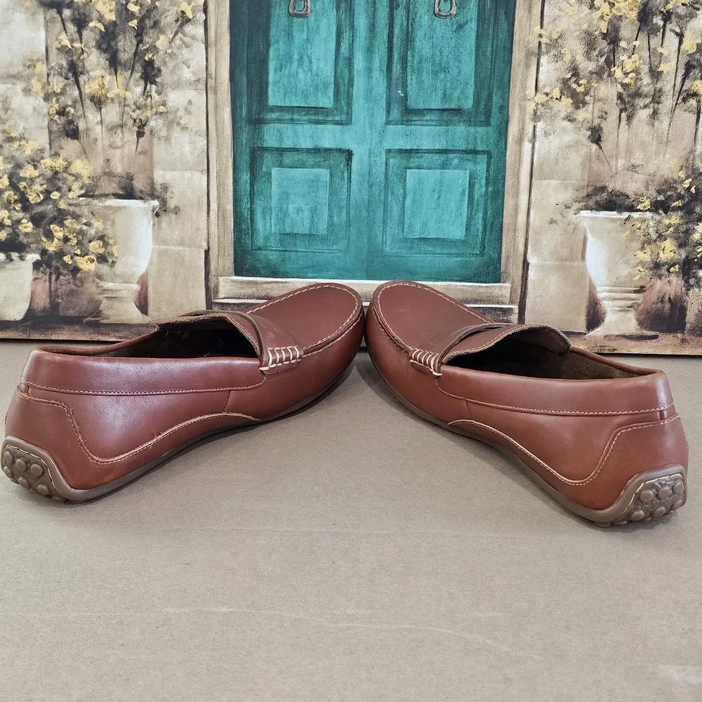 Florsheim Throttle Penny Loafer Cognac Brown Men  Size 9 M  11845 225